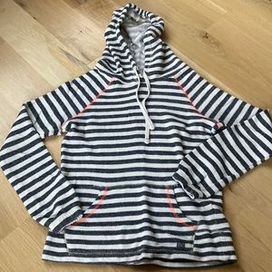 Billabong Sweatshirt Hoodie. Striped. M